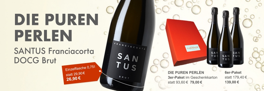 Macht Lust auf mehr!
Dieser sehr trockene Franciacorta ist der perfekte Aperitif zu den Festtagen und begleitet Ihre Gerichte mit Gemüse, fettreichem Fisch, hellem Fleisch und mildem Käse
